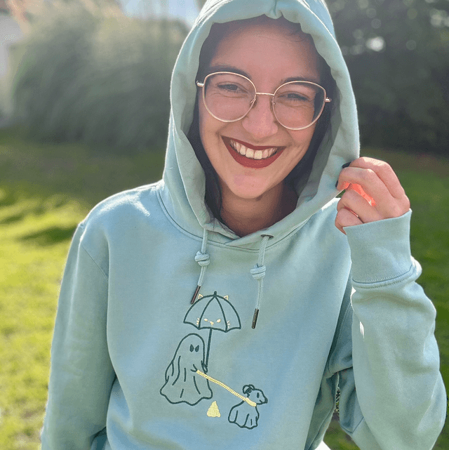 Sweat à capuche Fantome Chien