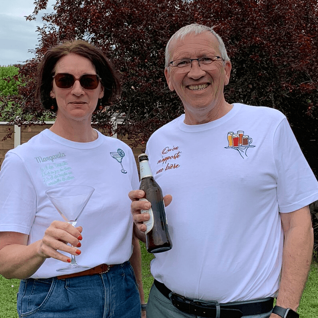 T-shirt Unisexe Qu’on M’apporte Une Bière 